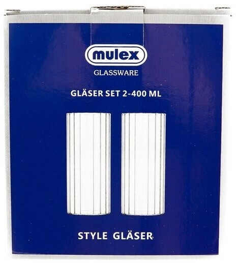 Mulex Mulex Glass Stripe ribbed glass, glass, heat-resistant 400ml - alternate view
