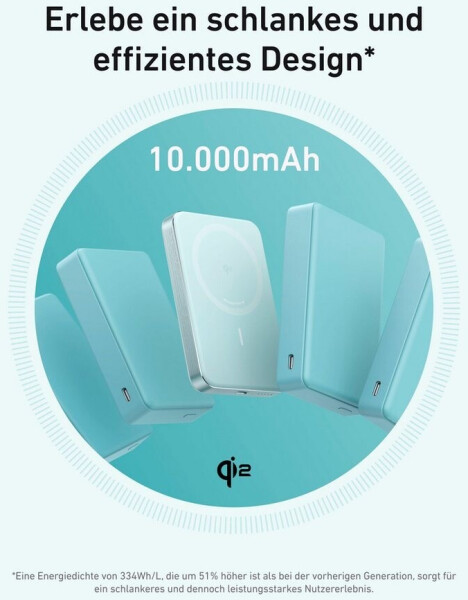 Anker MagGo Powerbank (10.000mAh, Slim) Grün, Bild 8
