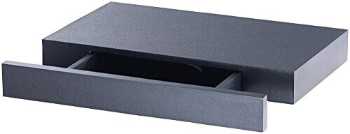 Carlo Milano Wall shelf 40x25x5 cm black