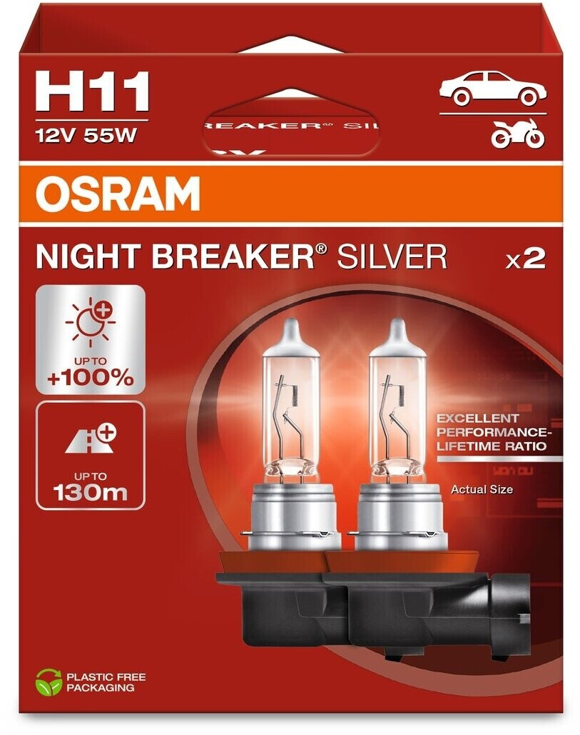 Osram Night Breaker Silver H11 (64211NBS-2HB)