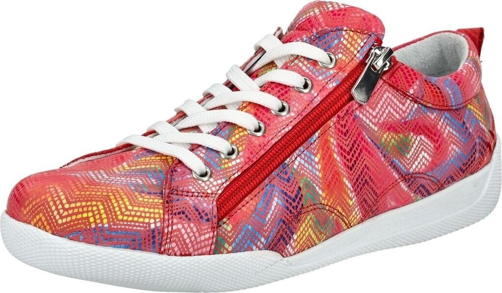 Andrea Conti Leather Sneaker red