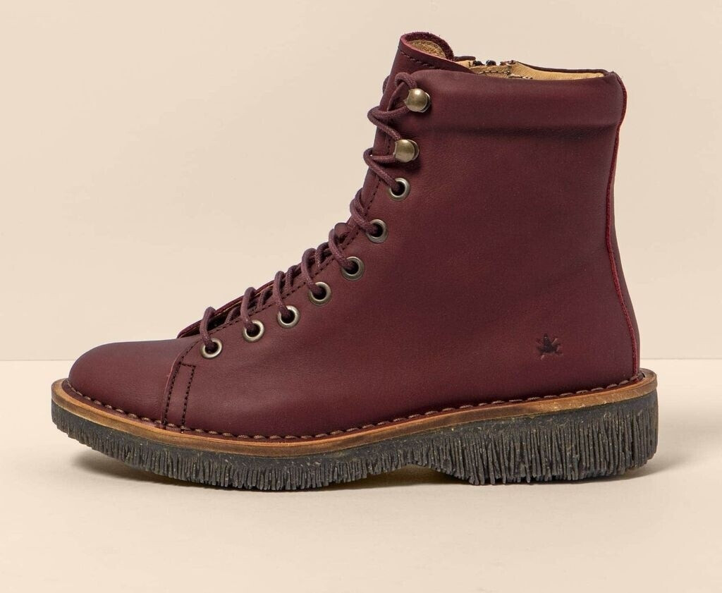 El Naturalista Vulcanized Leather Ankle Boots N5572 lilac 255723AD0005 091