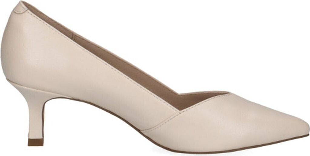 Caprice Block Heel Pumps Leather Pointed Toe 9-22403-42