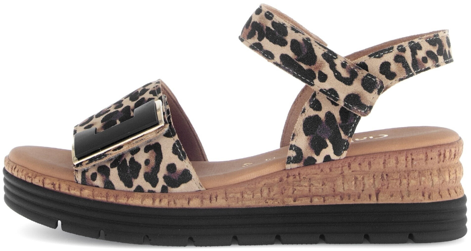 Gabor Women's Sandal brown natural black 90