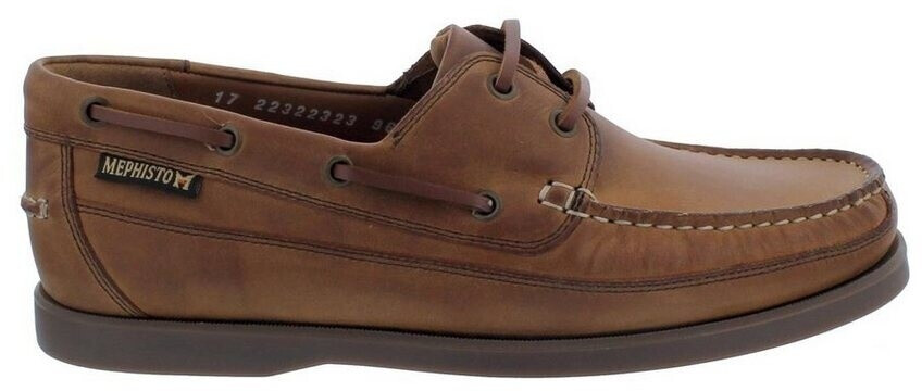 Mephisto Boating Smooth Leather Tobacco Spinnaker Collection