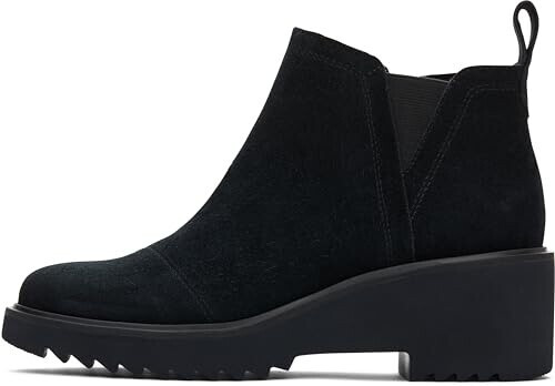 TOMS Shoes Maude Ankle Boot black suede