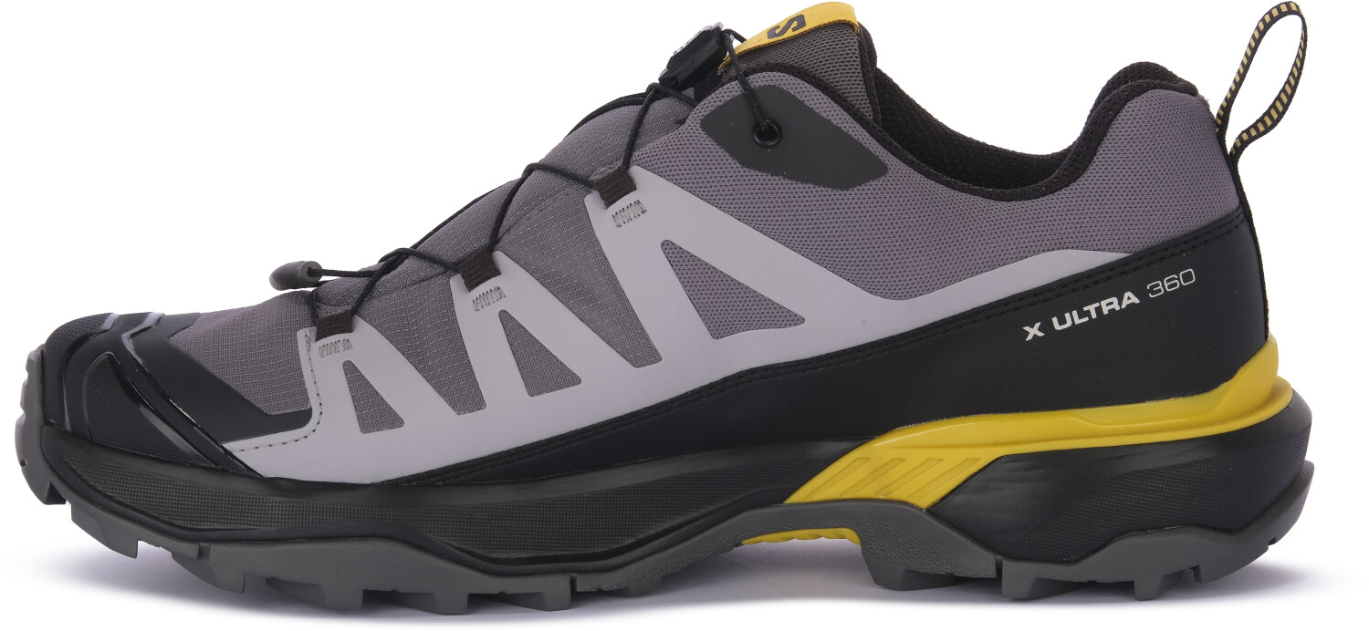 Salomon X Ultra 360 GORE-TEX Hiking Shoes dark grey yellow