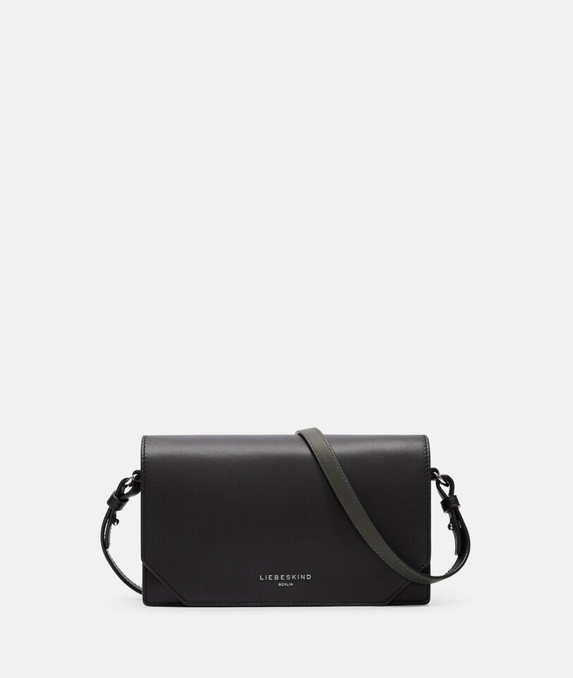 LIEBESKIND Lora Shoulderbag, Crossbody Donna, Taglia S, Pelle Effetto Pebble, Grigio, Design Moderno