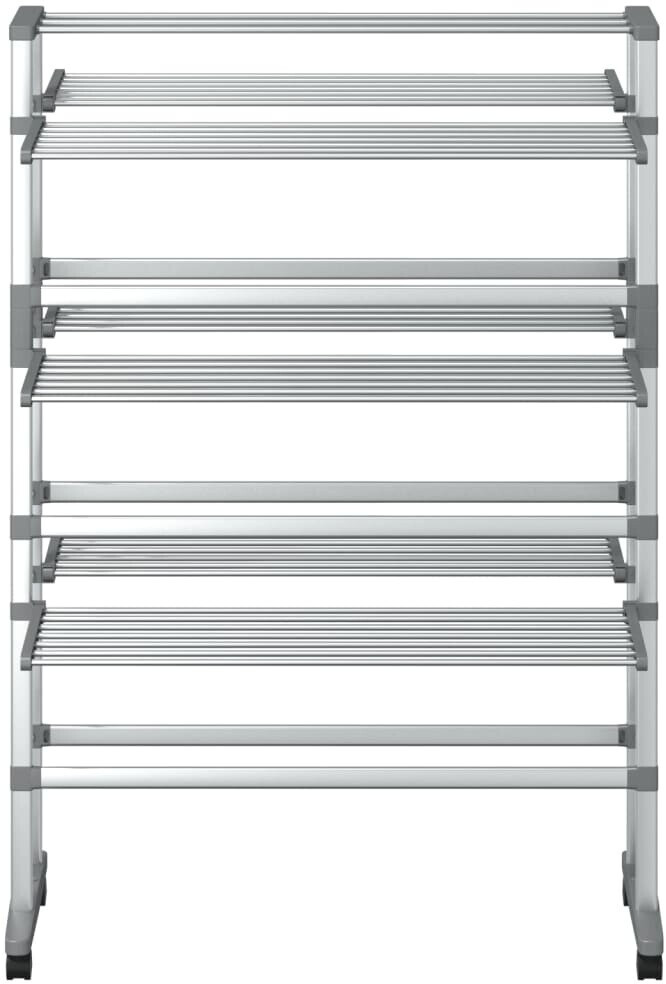 vidaXL with wheels 89x64x129 cm aluminum (154603)