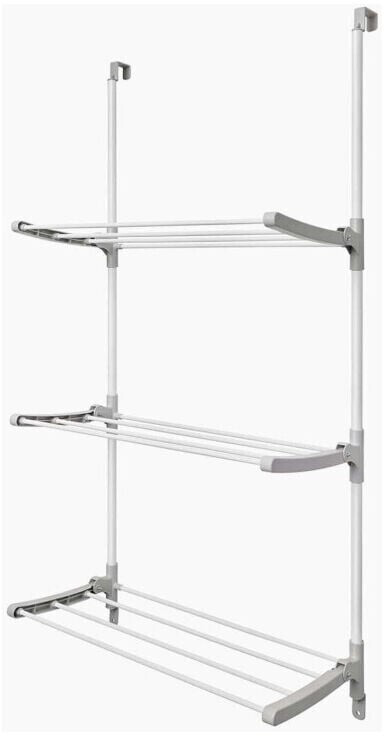 Rayen Foldable for doors and walls XXL rods | 8 m drying area | | White and gray | 62.5 x 32.7 x 124 cm (0339.02)