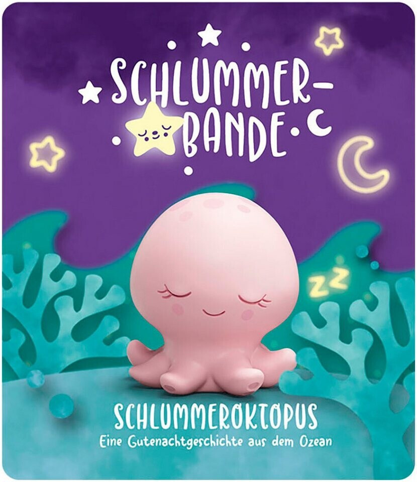 Tonies Schlummerbande – Schlummeroktopus – Audioracconto Della Buonanotte Per Toniebox, Per Bambini Dai 3 Anni, Durata 40 Minuti