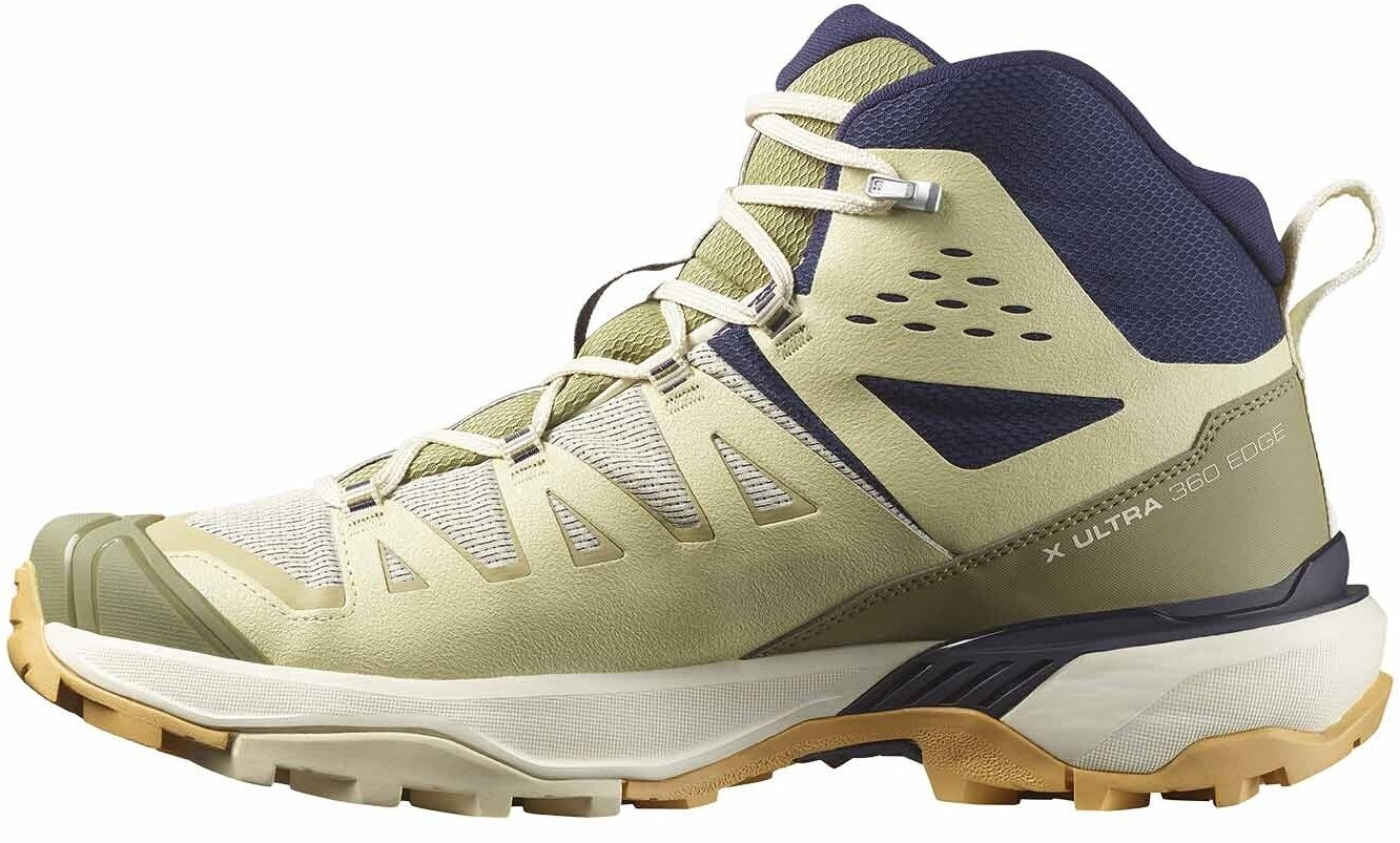 Salomon x Ultra 360 Edge Mid GTX almond milk/aloe/maritime blue