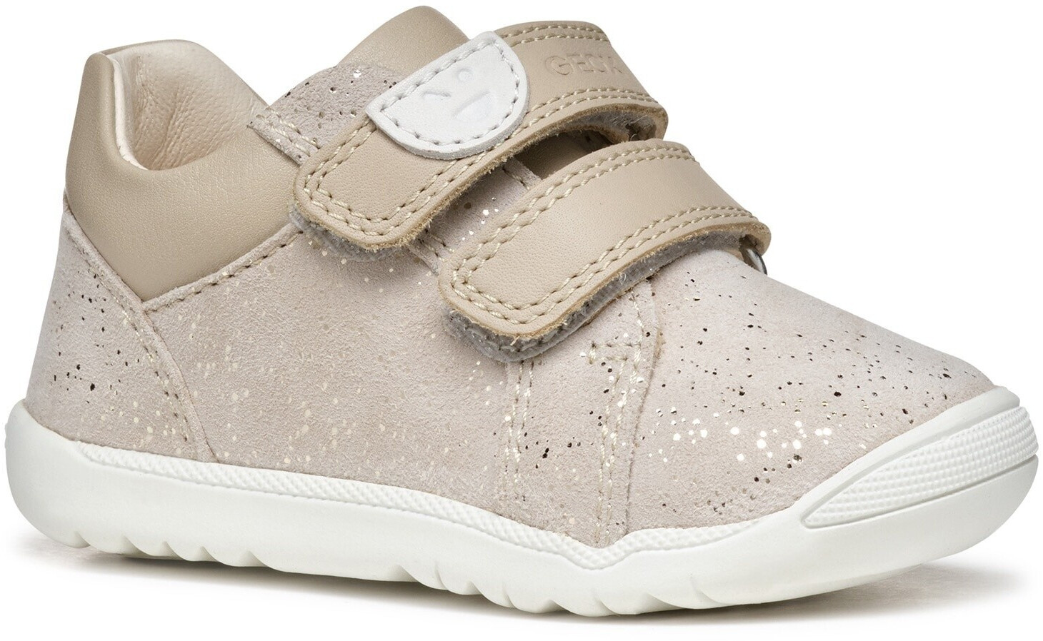 Geox B Macchia Girl Walking Shoe with Glitter