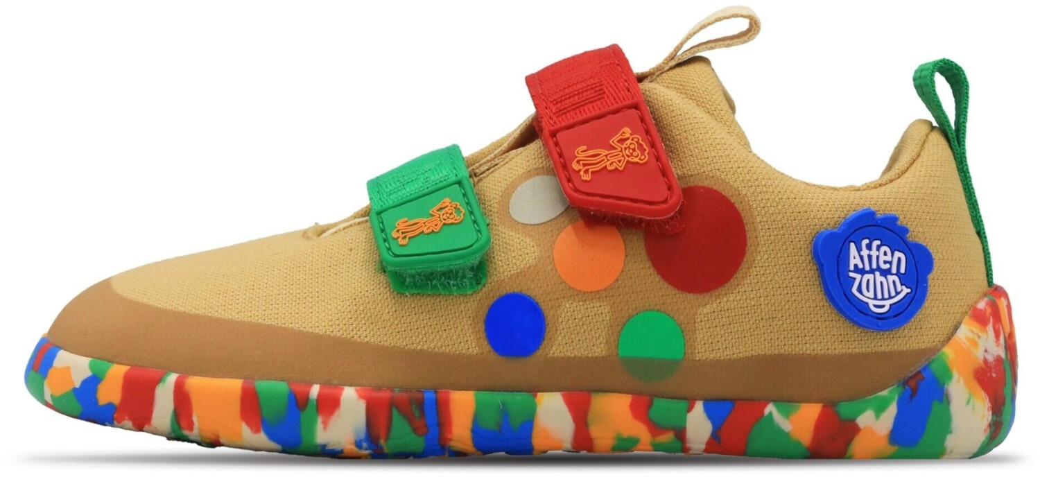 Affenzahn Cotton Barefoot Lucky Sneaker beige