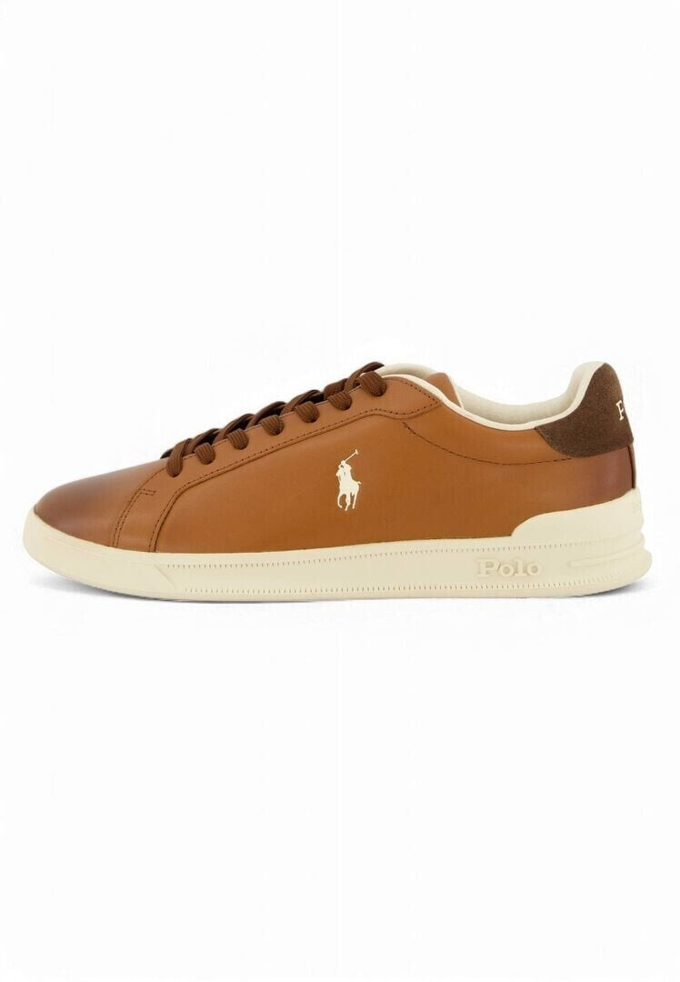 Polo Ralph Lauren Heritage Court II Leather Sneaker brown