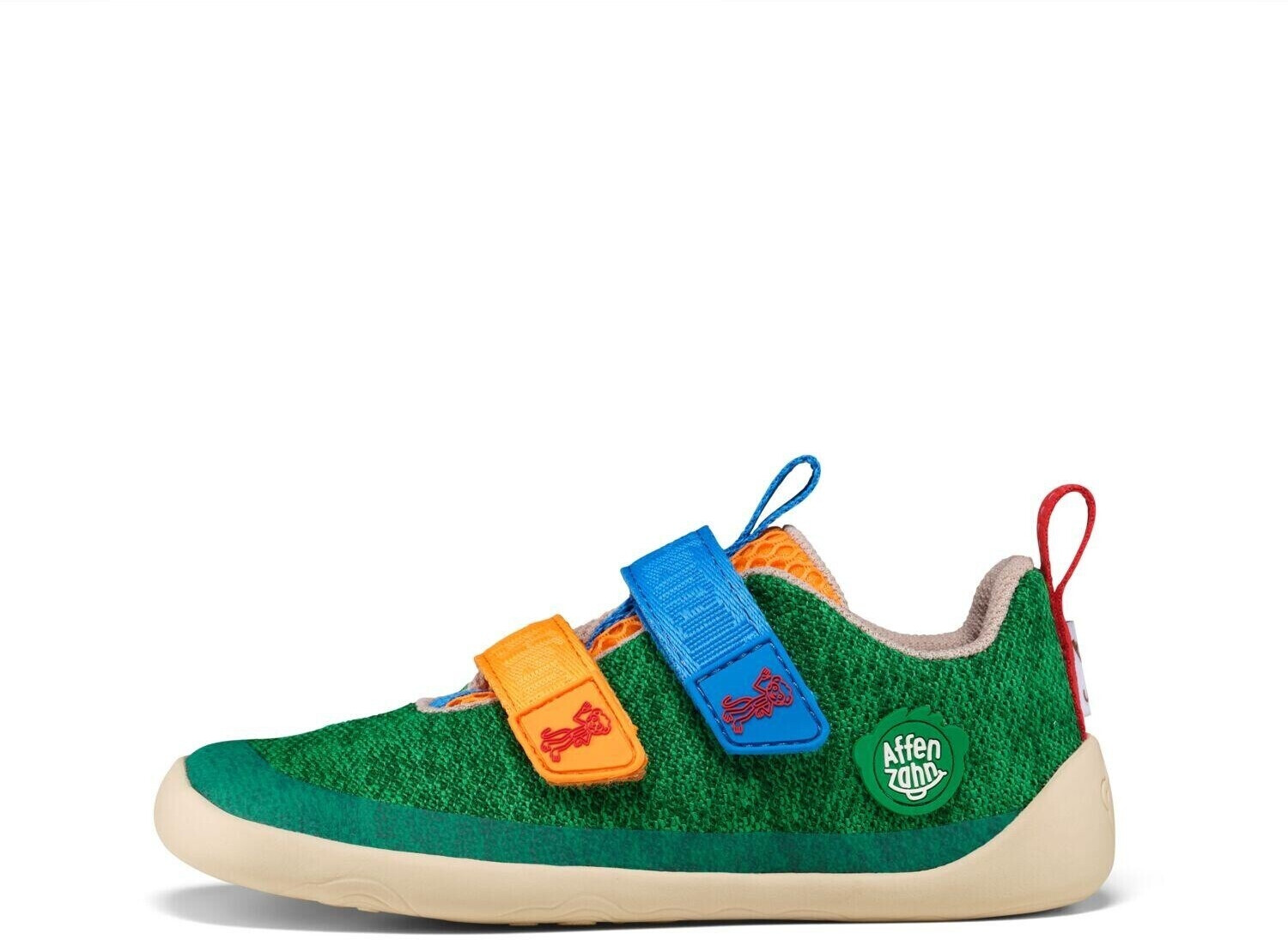 Affenzahn Kids Barefoot Shoes KNIT HAPPY green