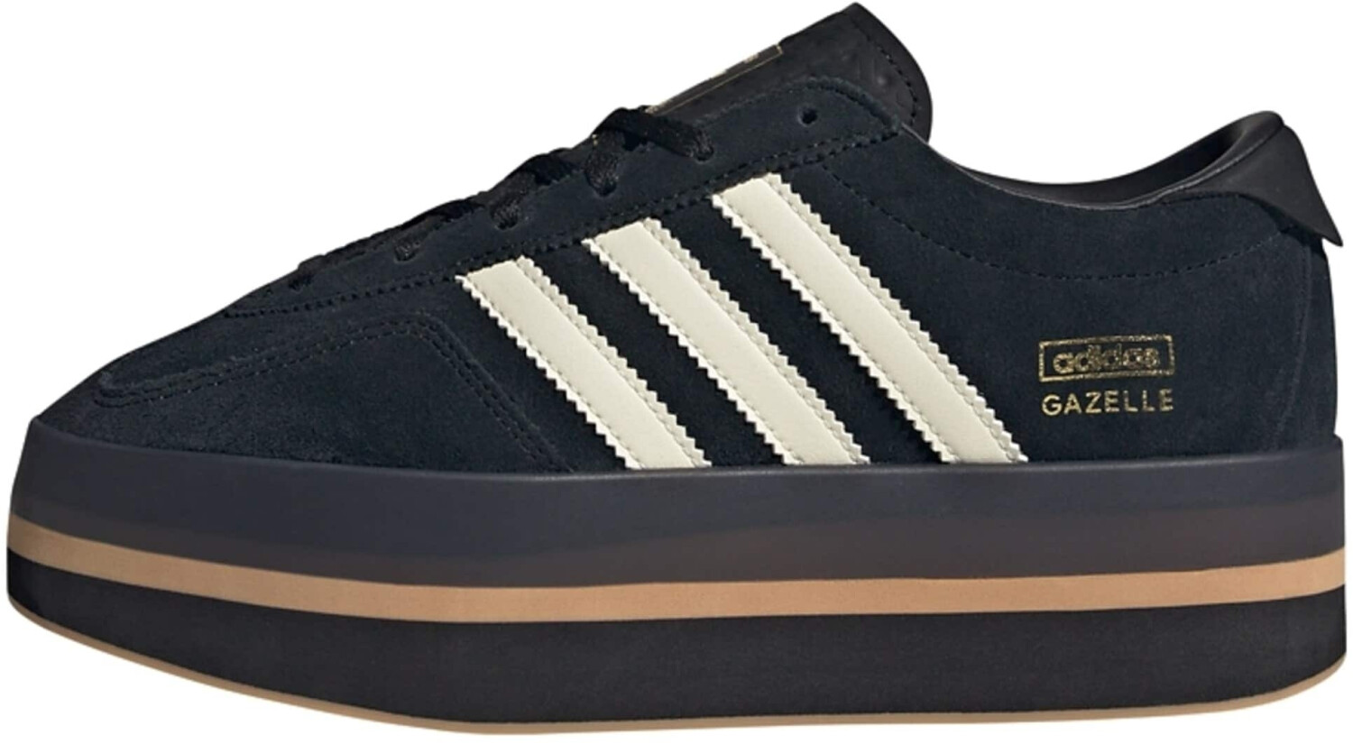 Adidas Stack Shoe core black cream white gum