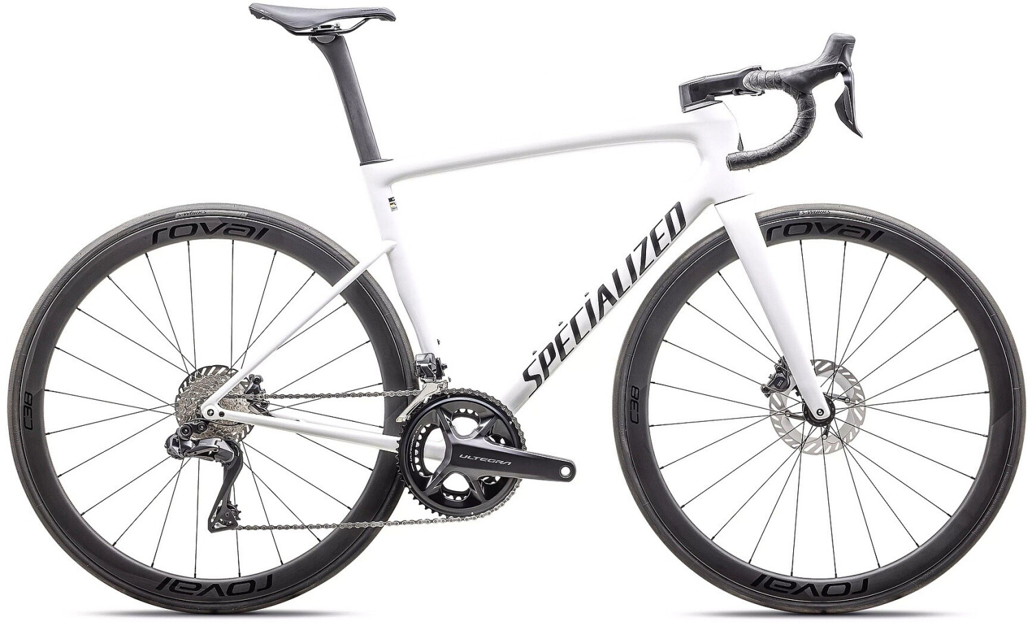 Specialized TARMAC SL8 EXPERT - Ultegra Di2 - Carbon Rennrad (2025) gloss white / black metallic