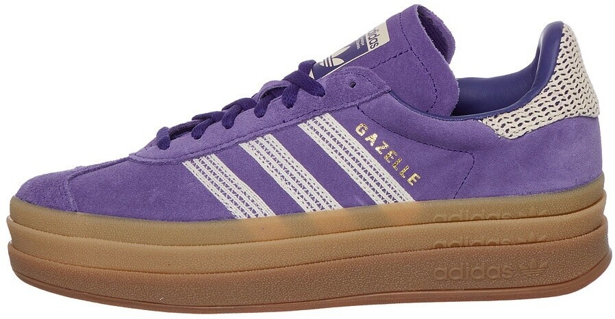 Adidas Gazelle Bold W collegiate purple wonder white gold metallic