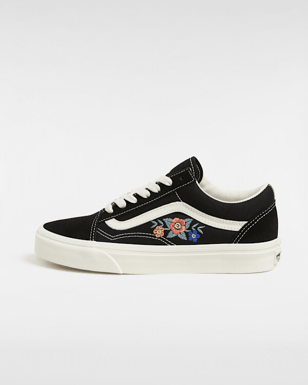 Vans Old Skool Shoes black floral
