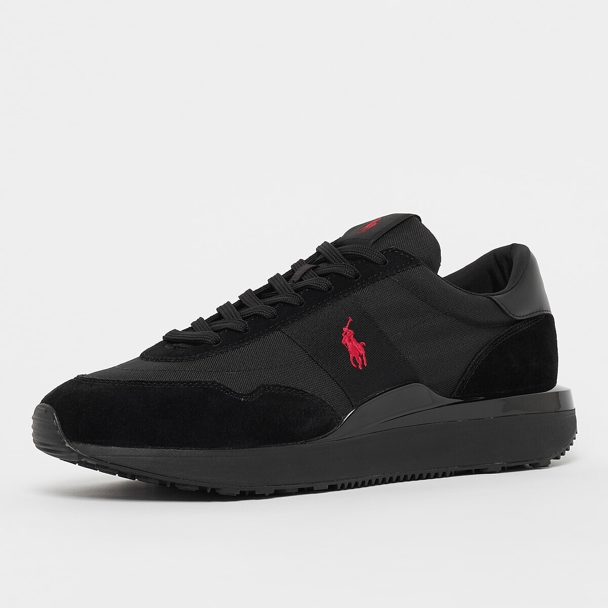 Polo Ralph Lauren Sneaker with label stitching black