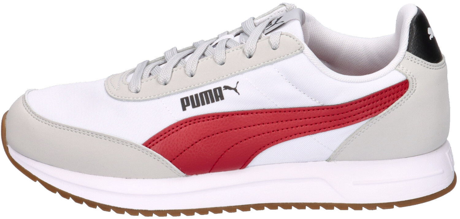 Puma R78 LIGHTWIND Sneaker cool light gray dark crimson white