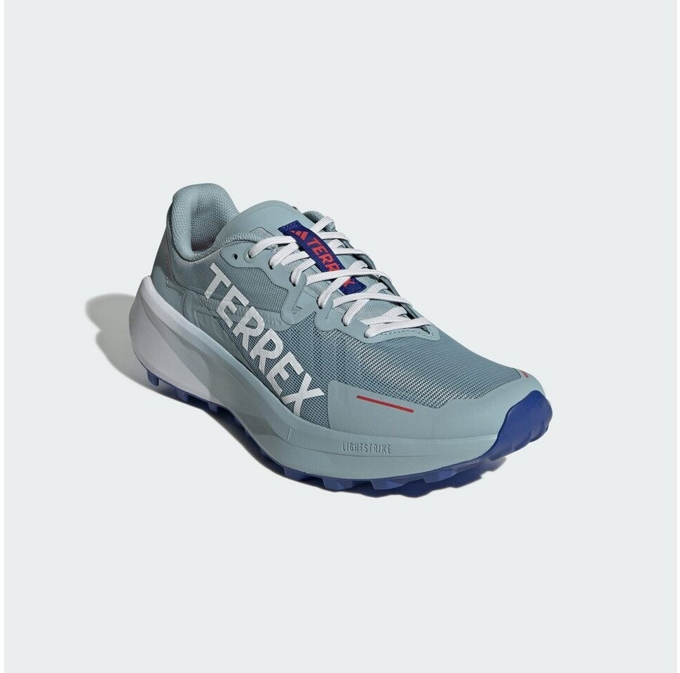 Adidas Terrex Agravic 3 Trail Running Shoe magic grey cloud white semi lucid blue