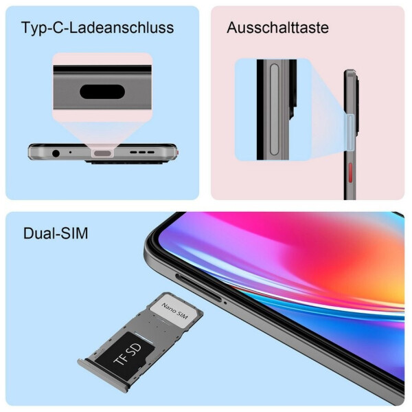 ZTE Blade A35e Grau, Bild 17