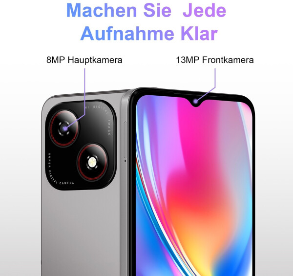 ZTE Blade A35e Grau, Bild 10