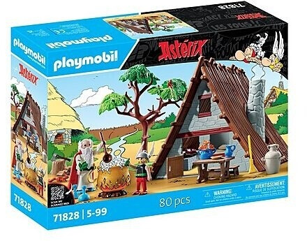Playmobil Astérix : Hutte d'Astérix, Panoramix & accessoires (71828)