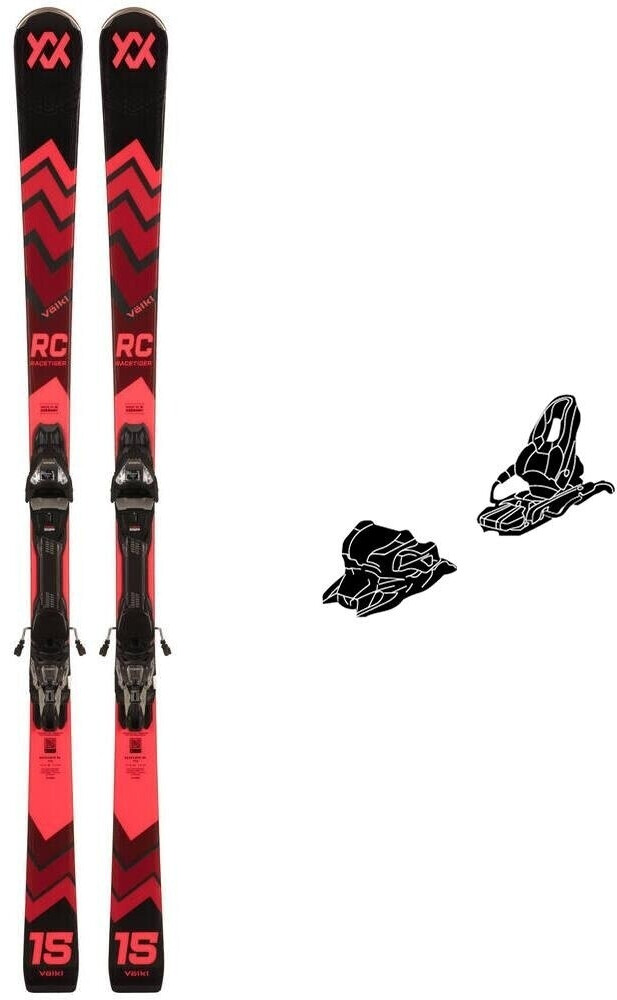 Völkl Racetiger RC Black + V-Motion3 12 GW Black
