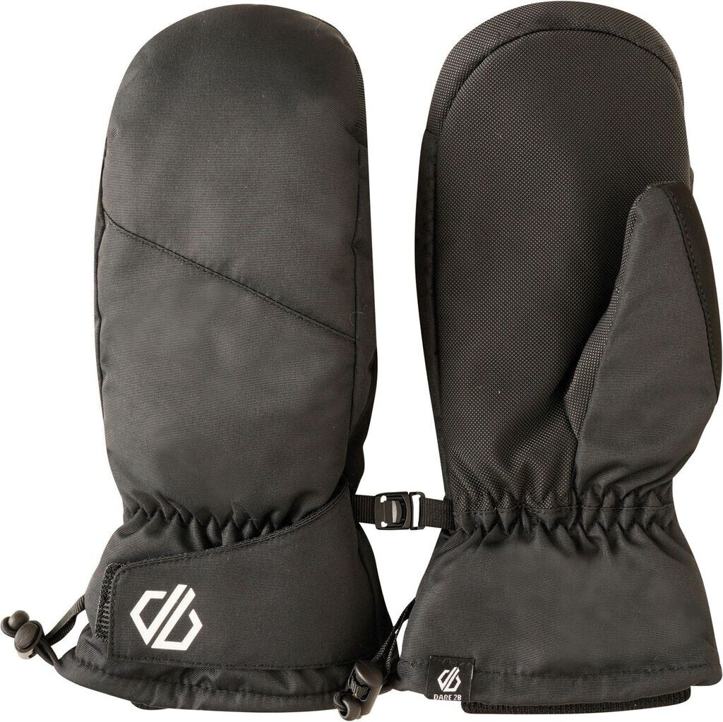Dare2b Women's Black Dignity II Waterproof Ski Mittens (DWG345-800)