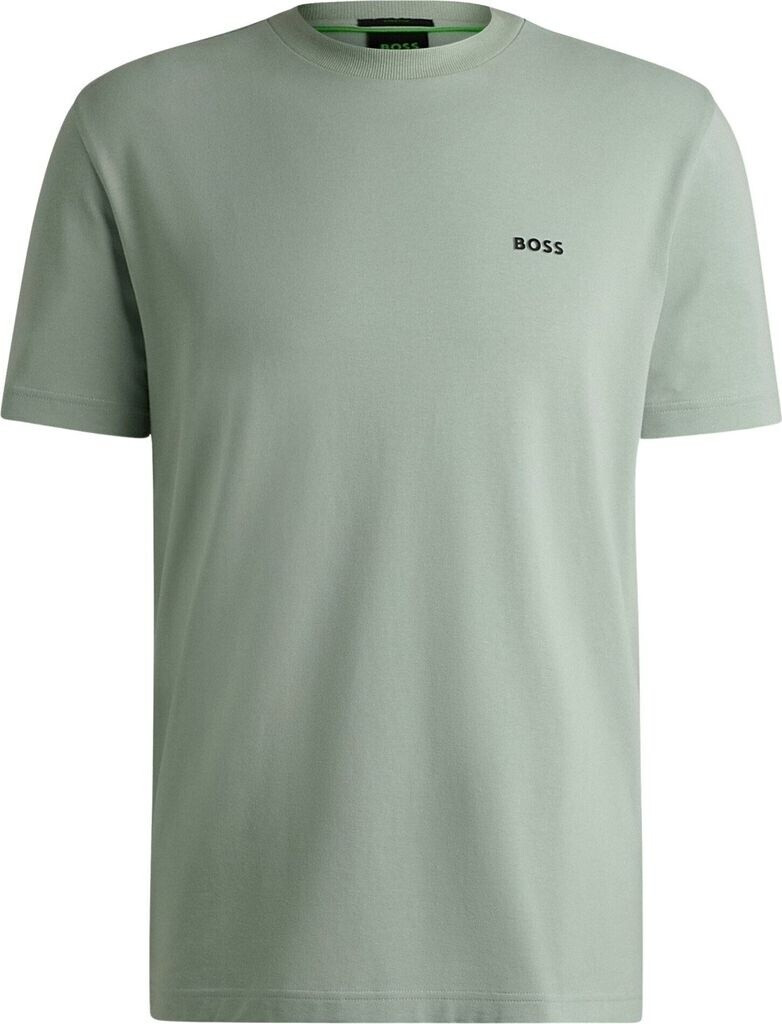 Tシャツ・カットソー BOSS Men T-shirt Green 50506373 355 Boss Tee Shirt Men | Plutosport