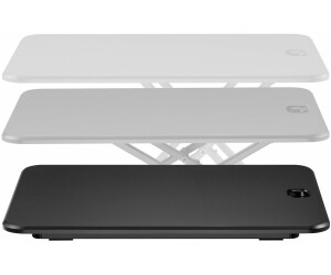 Digitus Schreibtischaufsatz DA-90445, Schwarz, Höhenverstellbar 4,5-40,5cm, Schwarz - Böttcher AG