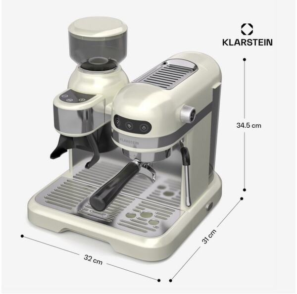 Klarstein Bella Café Espressomaschine 1550W Creme, Bild 11