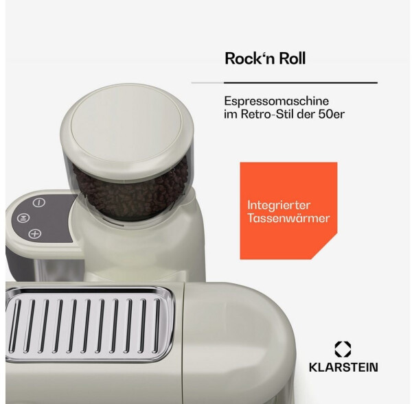 Klarstein Bella Café Espressomaschine 1550W Creme, Bild 9