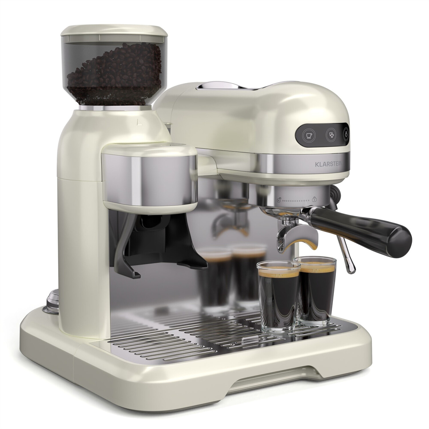 Klarstein Bella Café espresso machine 1550W cream