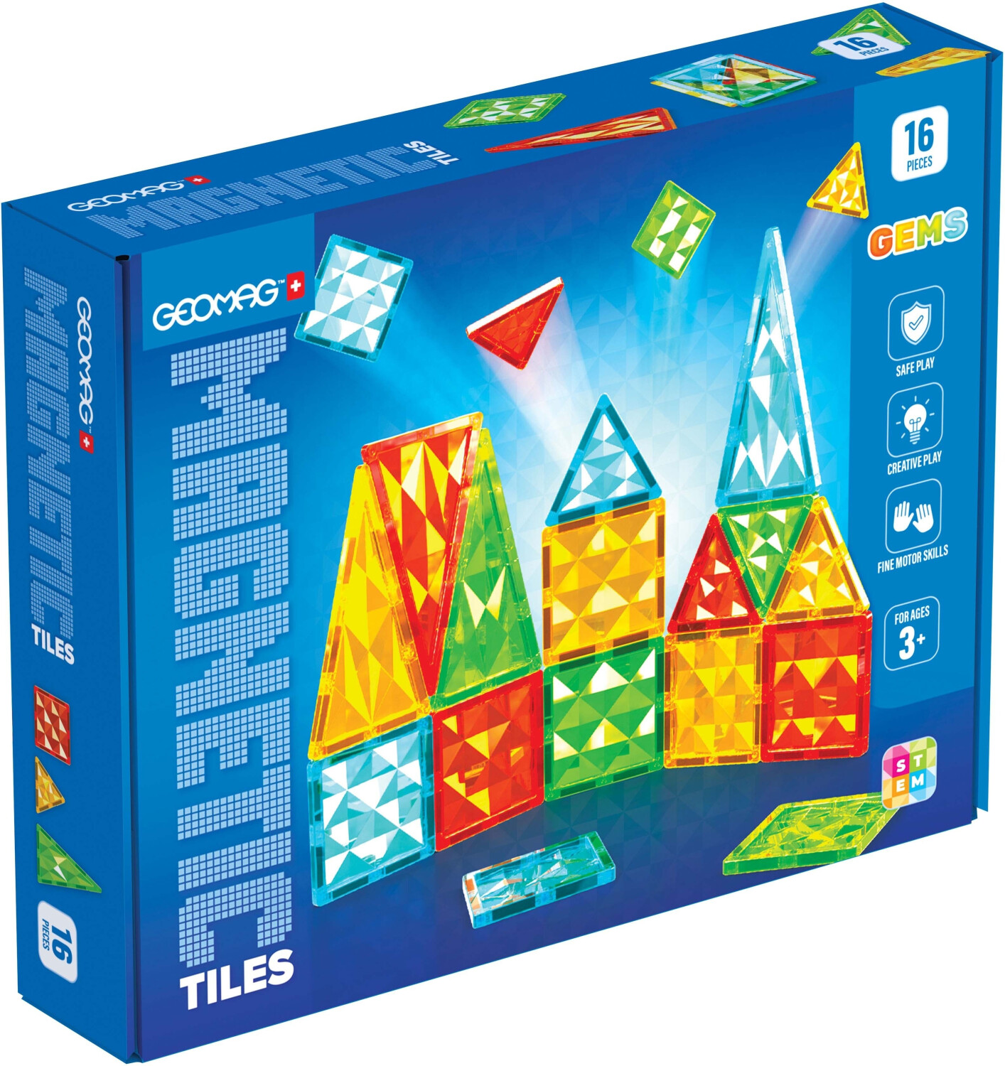 Geomag Magnetic Tiles Gems