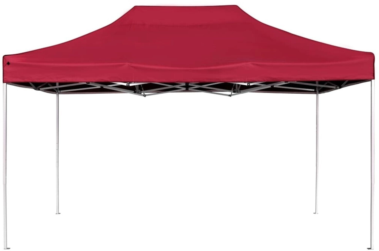 vidaXL Professional foldable aluminium party tent 4.5 x 3 m white red