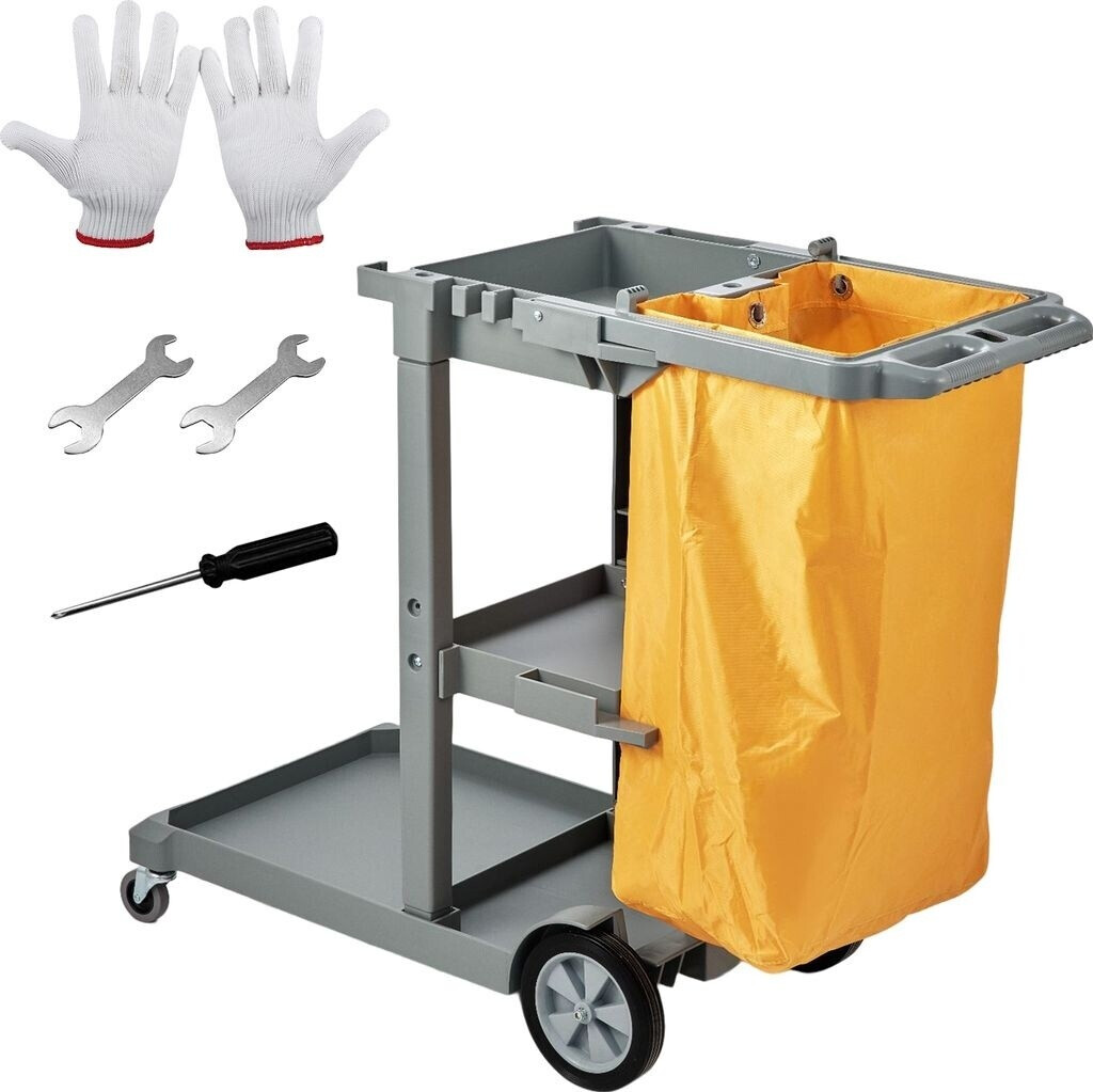 Mophorn Grey Cleaning Cart