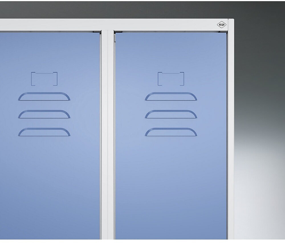 Spind Sf C+P Spind Classic PLUS Bank 3 Abteile 2120x900x815mm 7035/6011 ...