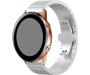 Strap-it Stahl - Garmin Vivomove 4s 40mm - Glieder Edelstahl Butterfly Silber 18mm
