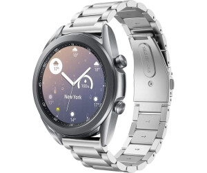 Strap-it Titan - für Samsung Galaxy Watch 3 41mm Ersatz - Titanium 20mm Silber