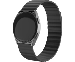 Strap-it Huawei Watch GT 3 Pro 43mm Magnetisches Silikon (Schwarz)