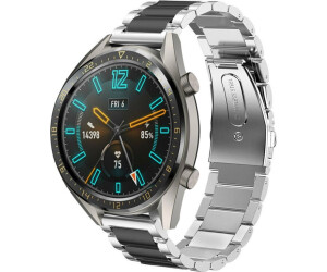 Strap-it Huawei Watch GT / GT 2 Glieder (Silber / Schwarz)