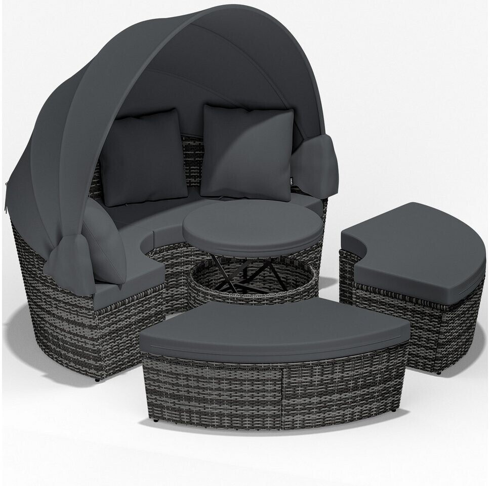 Casaria Sun island Ø 185cm anthracite (996741)