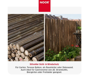 Noor Bambusmatte Black Bambus Sichtschutz  ca. 20-35mm ca. Gre (HxB):  1,80x2,00 m (154BLACK18X20) ab 199.99  | Vergleiche 3 Angebote auf  idealo.de