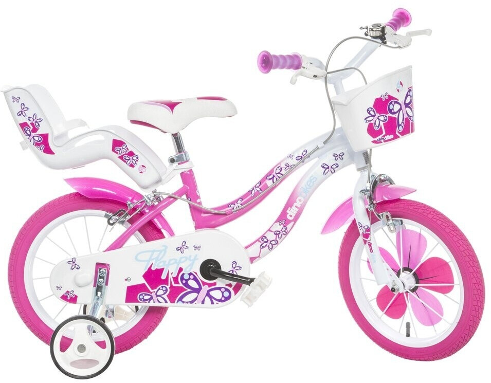 Dino Bikes Flappy 16 (2025) white/pink