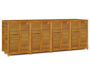 vidaXL Garden box solid wood acacia 280 x 87 x 104 cm