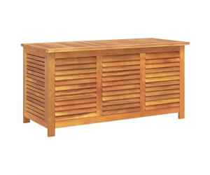 vidaXL Garden box solid wood acacia with ventilation slits 113 x 50 x 56 cm
